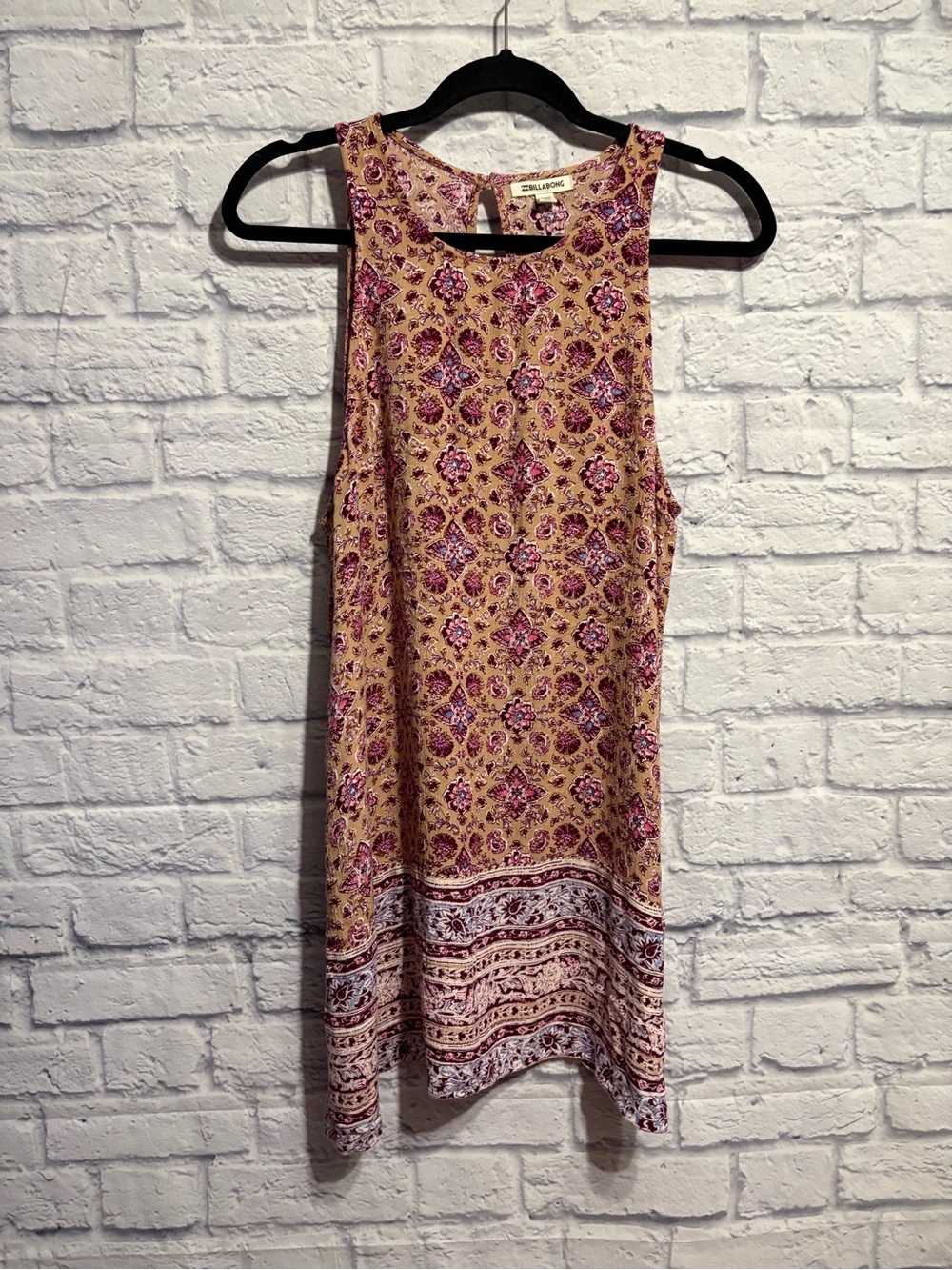 Billabong Floral Sleeveless Mini Dress Medium
